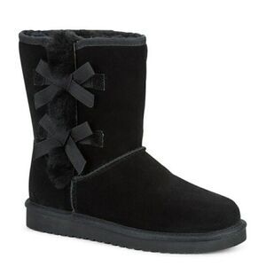 Koolaburra by UGG victoria short boots black youth 5, women's 7.